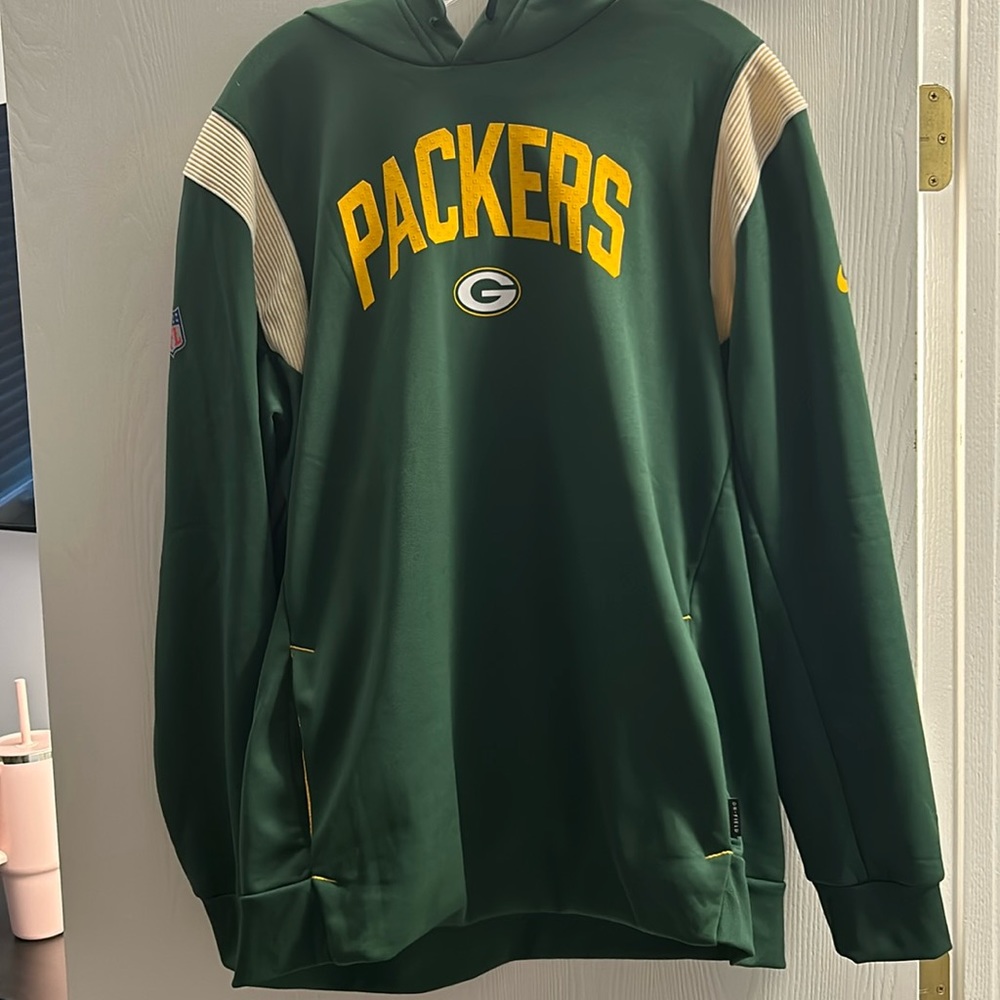 Green Bay Packers Nike Sideline Therma-fit Hoodie